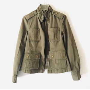Kenna-T cargo military utility olive green jacket